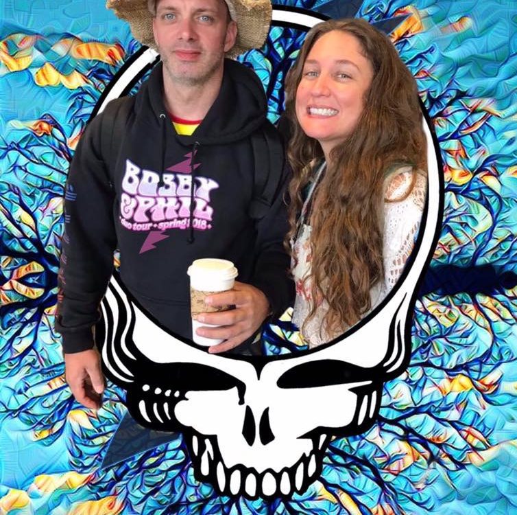 Mike and Lisa coming through a skull