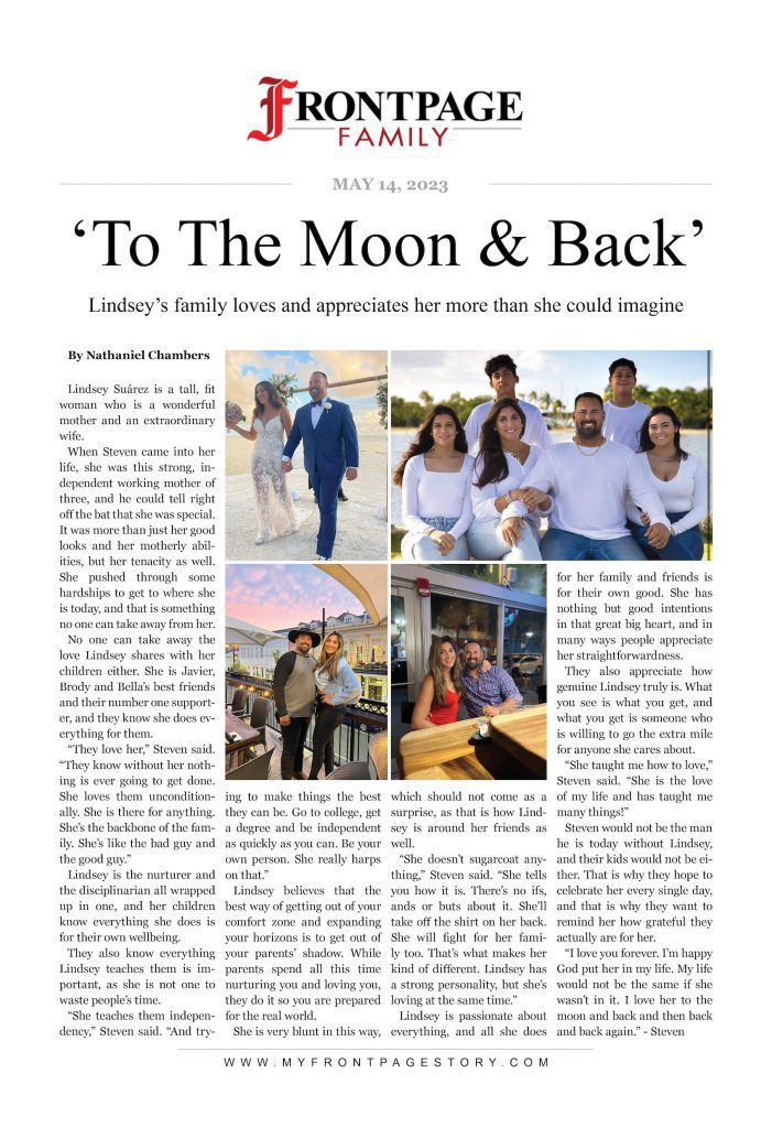 ‘To The Moon & Back’: Lindsey Suárez