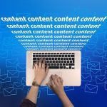 Write a Blog Post that Ranks Well on Search Engines - content content content coming out of a Mac computer