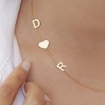 10 best personalized gifts blog post - D hearts R necklace