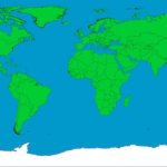 history of each continent blog post - A map of the world showing all international borders of every country.