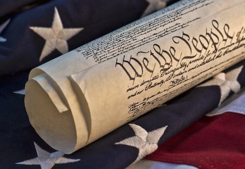 History of Democracy blog post - US Constitution document